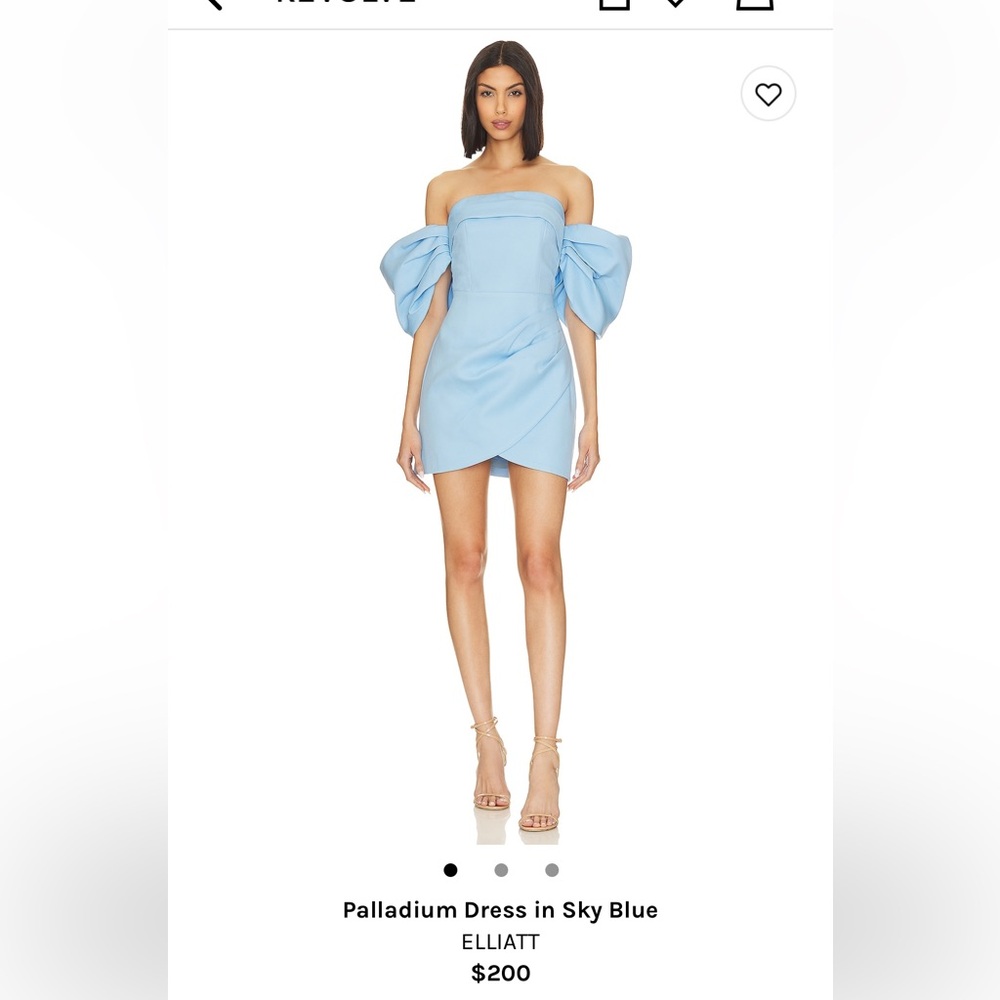 Worn once Elliatt Palladium Dress in Sky Blue